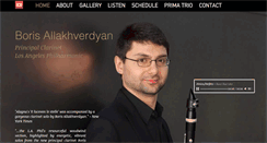 Desktop Screenshot of borisallakhverdyan.com