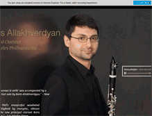 Tablet Screenshot of borisallakhverdyan.com